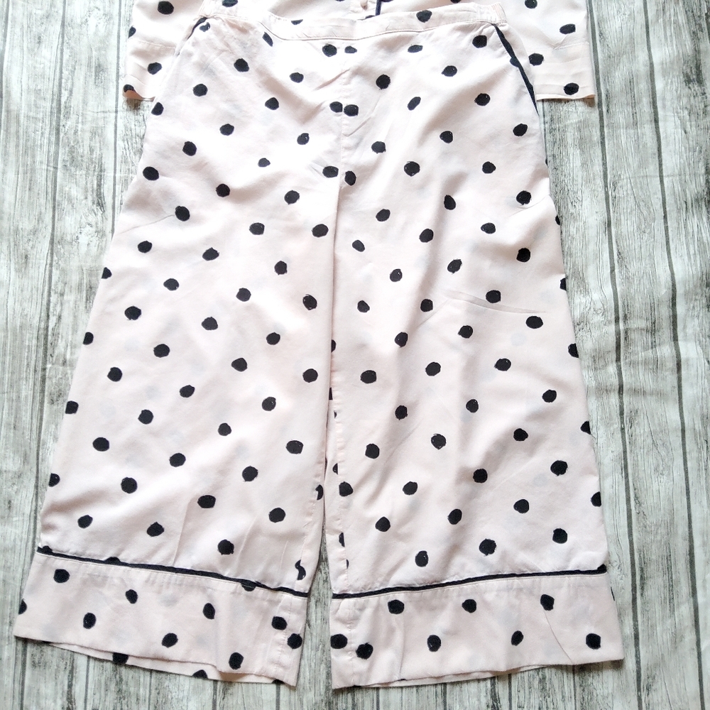 Kate Spade Elbow Sleeve Capri Pajama Set sz S - Picture 4 of 7